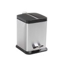 Ver imagem 1 de Lixeira Quadrada Com Pedal 6 Litros Jaspe - MOR 8232