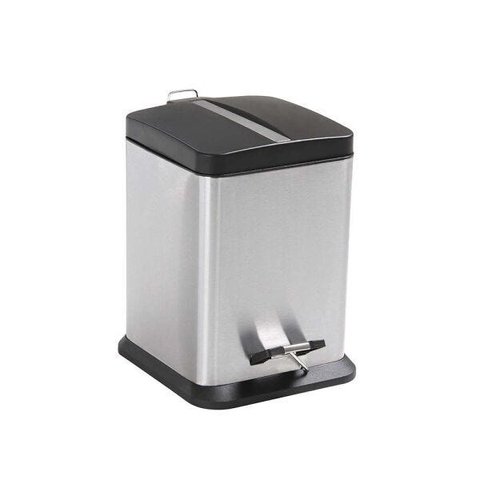 Lixeira Quadrada Com Pedal 6 Litros Jaspe - MOR 8232