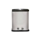 Ver imagem 3 de Lixeira Quadrada Com Pedal 6 Litros Jaspe - MOR 8232