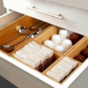 Ver imagem 2 de Secura Organizador de Gaveta de Bambu 5 Peças para Utensílios e Acessórios