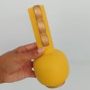 Ver imagem 5 de Vaso Castamar Decorativo Cachepô Enfeite 20x9x9cm Cerâmica Amarelo