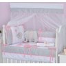 Kit Berço Americano 10 peças Elefantinho Rosa - 1