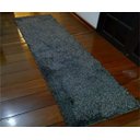 Ver imagem 1 de Passadeira Tapete Shaggy Macio 0,66x 2,50M Antider. Negresco