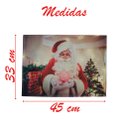 Ver imagem 2 de Jogo Americano Estampa Natalina Papai Noel 2 Peças