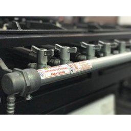 Fogão Industrial 4 Bocas com Forno 87 Litros Economy - Cristalaço - 2