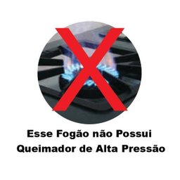 Fogão Industrial 4 Bocas com Forno 87 Litros Economy - Cristalaço - 5