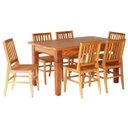 Ver imagem 2 de Conjunto Mesa de Jantar 1,5 m c/ 6 Cadeiras Madri Mhm Madeira Maciça