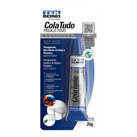 Cola Tudo Multiuso 20g Blister - Tekbond 24317008702