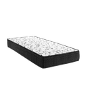 Ver imagem 4 de Cama Box Baú Solteiro Conforto Suede Bege + Colchão Solteiro Conforto Espuma D33 Com EPS 30x88x188