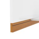 Ver imagem 3 de Painel para Tv até 40 Polegadas Verona 90cm - Via Nossa - Branco e Cedro