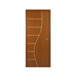 Kit Porta de Madeira Decorada 215x74cm com Batente de MDF Ultra 12cm Cantareira MGM - 3