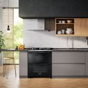 Ver imagem 5 de Fogão Brastemp 5 bocas Preto com duplo forno, mesa de vidro e turbo chama - BFD5VCE 110V