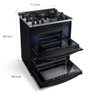 Fogão Brastemp 5 bocas Preto com duplo forno, mesa de vidro e turbo chama - BFD5VCE 110V - 4