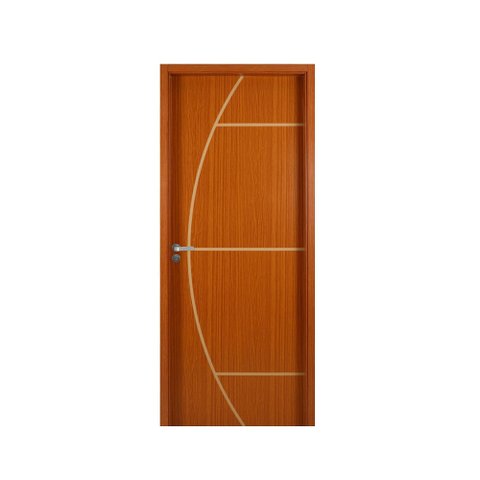 Kit Porta de Madeira Decorada 215x74cm com Batente de MDF Ultra 12cm Gaúcha MGM Abertura Esquerda Ma