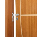 Ver imagem 4 de Kit Porta de Madeira Decorada 215x74cm com Batente de MDF Ultra 12cm Gaúcha MGM Abertura Esquerda Ma