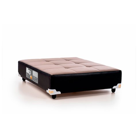 Cama PET Bed Castor, Cinza e Preto, Tamanho g - 100 x 80 cm