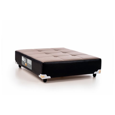 Cama PET Bed Castor, Cinza e Preto, Tamanho G - 100 x 80 cm