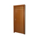 Ver imagem 2 de Kit Porta de Madeira Decorada 215x74cm com Batente de MDF Ultra 16cm Mantiqueira MGM Marrom/Mogno