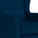Ver imagem 4 de Poltrona Amamentação Balanço Aurora Suede Azul Marinho - Lm Decor