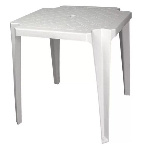 Conjunto Mesa 4 Cadeiras Bistro Branca Plástico Antares - WebContinental