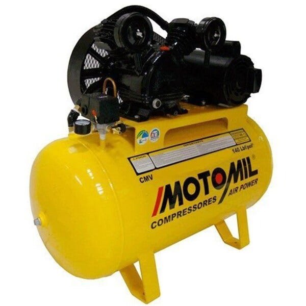 Compressor de Ar 15 Pés 150 Litros CMV-15PL/150 3HP 110/220V 13 Motomil