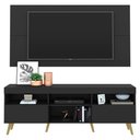 Ver imagem 1 de Rack com Painel e Suporte TV 65" Retrô Flórida Multimóveis V3134