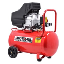 Compressor De Ar 2,5hp MAM-10 / 50 Litros 120lbs Bivolt Monofásico - Motomil - 1