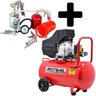 Compressor De Ar 2,5hp 50L 8,8Pes Bivolt com Kit Pintura - Motomil - 1