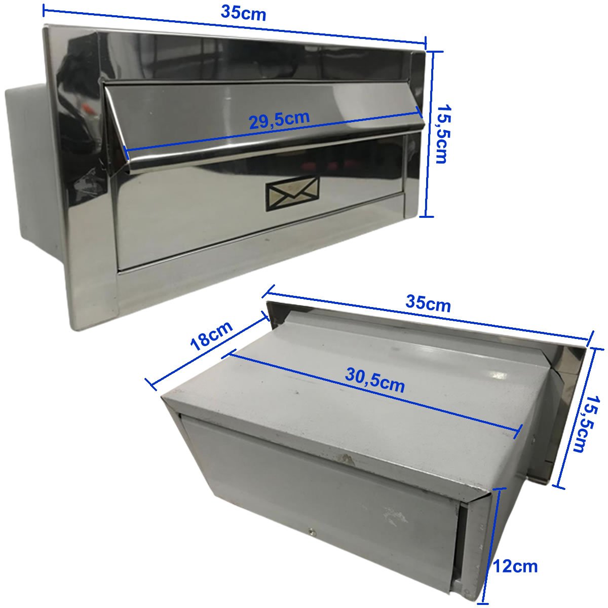 Caixa Para Correios Inox Tg Inox Madeiramadeira