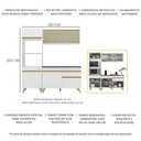 Ver imagem 4 de Cozinha Compacta Multimóveis Veneza Gw Fg3695 com Armário e Balcão Branca