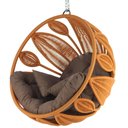 Ver imagem 1 de Balanço Petala Suspenso Corda Alumínio Jardim Varanda Terra Cota