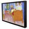 Quadro Decorativo Caixa Quarto em Artes - Van Gogh Tacolado Moldura Caixa Alta 4,5cm Madeira com Vid - 2