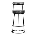 Ver imagem 1 de Banqueta Alta Cozinha 70cm Encosto Industrial Aço Ziria Pu S02 - D’Rossi