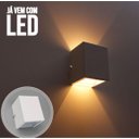 Ver imagem 4 de Kit 6 Arandelas 2 fachos branca + 6 lâmpadas led g9 5w 3000k para parede muro externa e interna