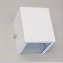 Ver imagem 1 de Kit 6 Arandelas 2 fachos branca + 6 lâmpadas led g9 5w 3000k para parede muro externa e interna