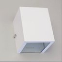 Ver imagem 1 de Kit 6 Arandelas 2 fachos branca + 6 lâmpadas led g9 5w 3000k para parede muro externa e interna