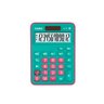 Calculadora Casio de mesa visor XL, 12 dígitos e alimentação dupla MX-12B Turquesa e Pink - 1