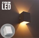 Ver imagem 4 de Kit 3 Arandelas 2 fachos branca + 3 lâmpadas led g9 5w 3000k para parede muro externa e interna