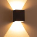 Ver imagem 5 de Arandela 2 Fachos Marrom + Lâmpada LED G9 5W 3000K para Parede Muro Externa e Interna St678