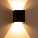 Ver imagem 5 de Arandela 2 Fachos Preta + Lâmpada LED G9 5W 3000K para Parede Muro Externa e Interna St678