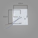 Ver imagem 3 de Arandela 2 Fachos Preta + Lâmpada LED G9 5W 3000K para Parede Muro Externa e Interna St678