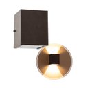 Ver imagem 4 de Arandela 2 fachos externa e interna para lâmpada g9 - luminária marrom st678