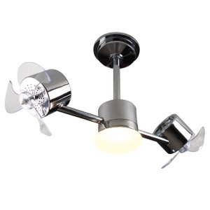 Ventilador de Teto Treviso Infinit Led Cromado Contrl Remoto