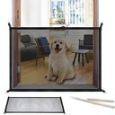 Ver imagem 1 de Grade Proteção Criança Bebê Cão Cachorro Expansiva Rede Dobrável Portátil Portão Segurança Tela em N