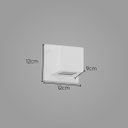Ver imagem 2 de 3x Arandela Box Cubo Pequena 1 Facho BRANCO Parede Muro St1319