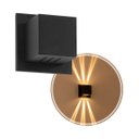Ver imagem 1 de 5x Arandela Box Cubo Pequena 6 Fachos PRETA Parede Muro St1317