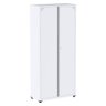 Armário Alto 2 Portas Pandin 80 Cm (largura) Inmetro Estrutura e Portas Aço Branco C/ Chave - 1