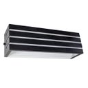 Ver imagem 3 de Arandela frisada 30cm para lâmpada e27 luminária preta st731
