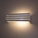 Ver imagem 1 de Arandela frisada 30cm para lâmpada e27 luminária preta st731