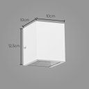 Ver imagem 2 de Arandela 1 facho para parede muro externa e interna - branca st653